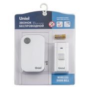 Звонок электронный беспроводной UL-00006432 UDB-013W-R1T1-36S-100M-WH