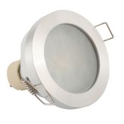 Встраиваемый светильник без лампы DENKIRS ENKEL DK3012-AL GU10 серый круглый IP44