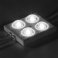 Светодиодный модуль герметичный 4led Белый холодный 2835smd 12V квадратный с линзой ELF-SOL+ 4 2835 CW 8000K