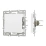 Заглушка c суппортом Arlight 044892 для розетки SCT-MGG-PL-WH белая