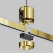 Подвес тросовый Hang с прямым коннектором питания Flarity TRA157SW-IPC1-BS латунь