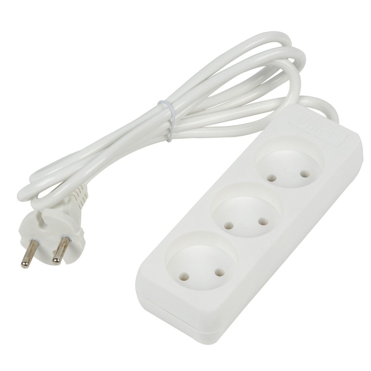 удлинитель без заземления Uniel UL-00009981 S-CU3-2 WHITE 2м Ultra