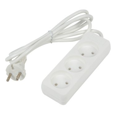 удлинитель без заземления Uniel UL-00009981 S-CU3-2 WHITE 2м Ultra
