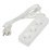 удлинитель без заземления Uniel UL-00009981 S-CU3-2 WHITE 2м Ultra