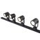 Готовый трековый набор VOLPE  под лампу GU10 UL-00010706 UBL-Q321 GU10-K BLACK SET41 1.0м накладной прямой черный