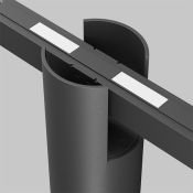 Трековый светильник  7W Белый-MIX Альфа/Alfa Exility 50deg TR122-4-7W-DS-B на шинопровод черный