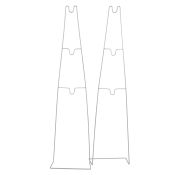 Подставка металлическая для светильника UL-00010114 UFP-G22S 800/600/400 WHITE, 3 уровня Подставка металлическая для светильника UL-00010114 UFP-G22S 800/600/400 WHITE, 3 уровня