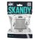Выключатель встраиваемый двухклавишный проходной с подсветкой IEK SKANDY SK-V22-1-10-K50 SK-V10N металл никель