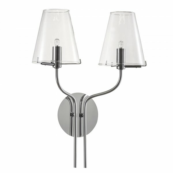Накладной светильник -бра Lightstar без лампы 758624 DIAFANO 2х40W G9 220V IP20 хром