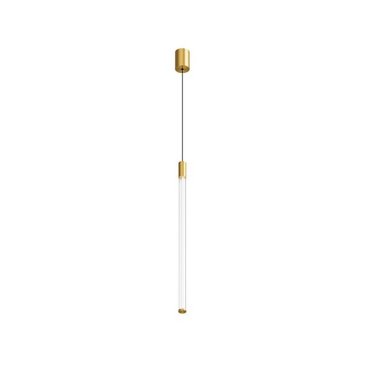 Подвесной светильник  16W Белый теплый DENKIRS AURA DK4314-BR 230V цилиндр бронзовый/золото матовое