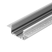 профиль без экрана SL-LINIA55-FANTOM-2500 ANOD (ГКЛ 12мм) 035650