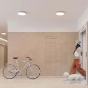 светильник аварийного освещения 15W Белый дневной-MIX 042555 IM-FLOWER-EMERGENCY-3H-R280 230V IP54 круглый накладной белый