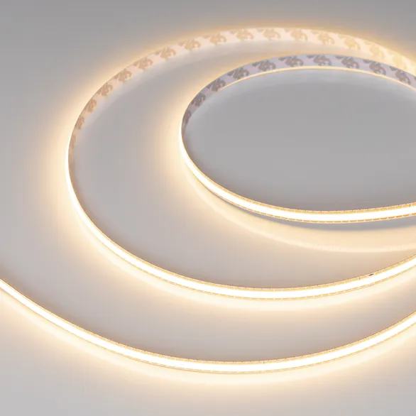 Светодиодная лента Белый теплый CSP 24V 11W/m 544Led/метр 043414(1) COB-X544-8mm 3000K FreeСut