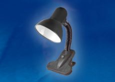 светильник настольный без лампы TLI-202  E27 00754 на прищепке черный
