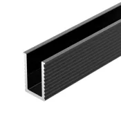 алюминиевый профиль SL-MINI-6-H9-2000 ANOD BLACK 044082
