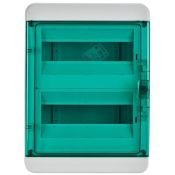 Корпус пластиковый TF5-KP72-N-24-65-K03-K06 КМПн-24 IP65 зеленая прозрачная дверь TEKFOR IEK