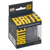 Диммер пов-наж. 600Вт СС10-1-0-БрМ маренго BR-D20-0600-K35 BRITE IEK