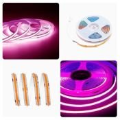 Светодиодная лента Розовый COB 24V 11W/m 352Led/метр 00-356 PRO 10мм IP20 Светодиодная лента Розовый COB 24V 11W/m 352Led/метр 00-356 PRO 10мм IP20