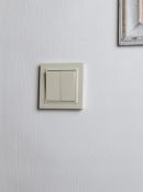 Выключатель встраиваемый двухклавишный проходной IEK BRITE BR-V22-0-10-K10 ВС10-2-6-БрКр бежевый