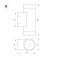 Накладной светильник  18W Белый теплый 038154(1) LGD-RAY-WALL-TWIN-R65-2x9W 220V цилиндр серый
