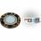 Точечный светильник Peonia без лампы 10128 DLS-P204 GU5.3 CHROME/BLACK круглый встраиваемый