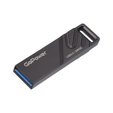 Флеш-накопитель GoPower TITAN 256GB USB3.0 металл черный графит