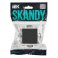 Выключатель встраиваемый одноклавишный кнопочный IEK SKANDY SK-V17-0-10-K53 SK-V14G графит