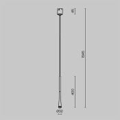 Трековый светильник  7W Белый теплый Стан/Waist Elasity 38deg TR167-1-7W3K-M-B на шинопровод черный