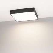 Накладной светильник  12W Белый дневной 034795 SP-QUADRO-S400x400 220V IP40 квадратный черный