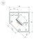алюминиевый профиль SL-KUB-DISPLAY-2525-2000 ANOD 055911