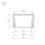 алюминиевый профиль KLUS SILER-3000 ANOD 045498