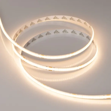 Светодиодная лента Белый теплый CSP 24V   8W/m 320Led/метр 039022(1) COB-X320-8mm 3000K