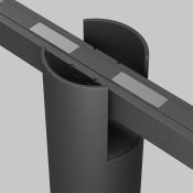 Трековый светильник  7W Белый теплый Альфа/Alfa Exility 50deg TR122-2-7W3K-B на шинопровод черный