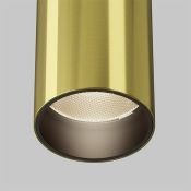 Накладной светильник  12W Белый теплый C056CL-L12W3K-W-BS Фокус/FOCUS 220V цилиндр латунь