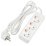 удлинитель с заземлением Uniel UL-00010000 S-GCU3-2 WHITE 2м Ultra
