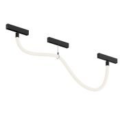 Трековый светильник однофазный  16W Белый-MIX SMART RAY DK8060-BK IP20 на шинопровод управляемый черный
