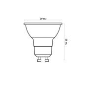 светодиодная лампа рефлектор JCDR GU10 Белый теплый  5W UL-00008827 LED-JCDR-5W-3000K-GU10-FR-SLS OPTIMA