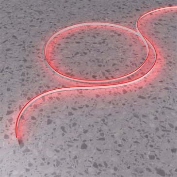 Гибкий неон   48W Красный 432039 10x4 24V IP67