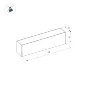 коннектор прямой MAG-CON-45-I-POWER (BK) черный 030550