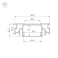 Накладной алюминиевый профиль STRETCH-41-CEIL-CENTER-2000 BLACK 055206