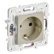 Штепсельная розетка встраиваемая IEK SKANDY 16А SK-R14-16-1-K10 SK-R06B с з/к и шторками безвинтовое крепление бежевый Штепсельная розетка встраиваемая IEK SKANDY 16А SK-R14-16-1-K10 SK-R06B с з/к и шторками безвинтовое крепление бежевый