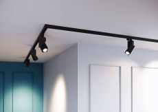 Трековый светильник  12W Белый теплый LGD-TWIST-TRACK-4TR-S60x60 30deg на шинопровод черный 026468(1)