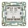 Выключатель встраиваемый двухклавишный IEK SKANDY SK-V20-0-10-K02 SK-V04Bl черный