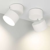 Накладной светильник  16W Белый дневной 026481 SP-RONDO-FLAP-R95-16W 220V откидной поворотный круглый белый