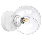 Накладной светильник -бра Lightstar без лампы 785616 BETA 1x40W E27 220V IP20 белый/прозрачный