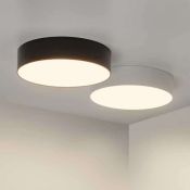 Накладной светильник  20W Белый дневной 022239 SP-RONDO-210B-20W 220V круглый черный