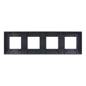 Рамка пластик 4 поста IEK SKANDY SK-M42-K53 SK-F04G графит