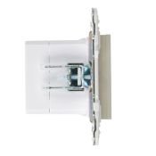 Розетка встраиваемая USB IEK SKANDY A+C 3,1А SK-U22-D31-K10 SK-R14B бежевый