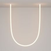 Держатель для гибкого неона Maytoni NEMO 20321 для двухстороннего накладного монтажа неона 360° D25 белый