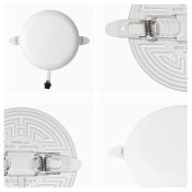 Встраиваемый светильник  12W Белый дневной 06-104 LED 220V IP20 3 режима свечения круглый белый